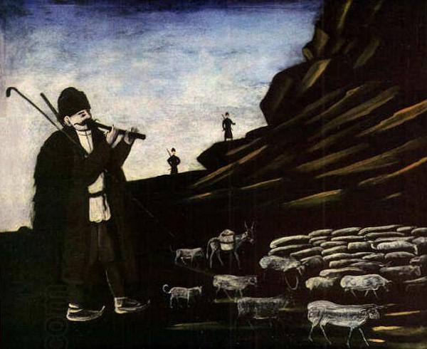 Niko Pirosmanashvili A Shepherd with His Flock China oil painting art